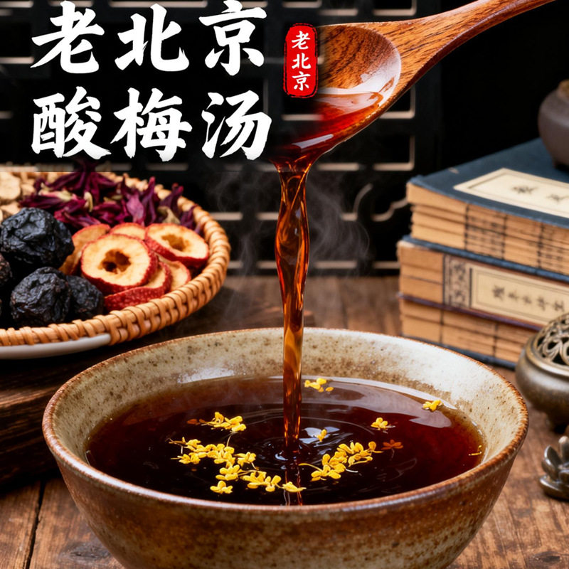 酸梅汤原材料包现货代发正宗老北京乌梅山楂原材料包独立包装批发