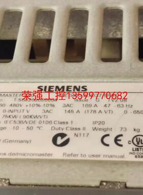 【荣强工控】西门子MM440系列变频器6SE6440-2UD35-5FA