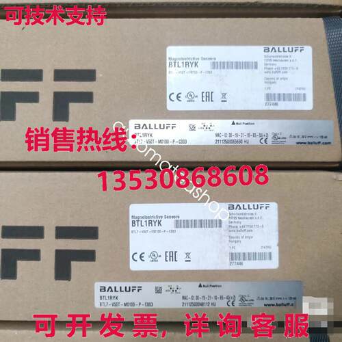 供应原装BTL1RYK BTL7-V50T-M0100-P-C003 Sensor Shipping  or
