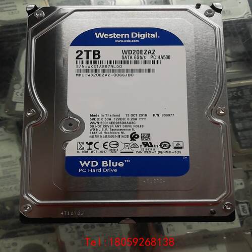 【非标价】WD20EZAZ—OOGGJBO