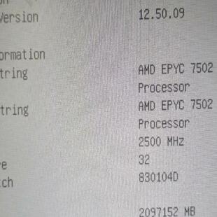 版 AMD CPU正式 7502 无锁 EPYC