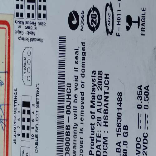 WD80G工控机ide硬盘。WD800BB  WD1600A