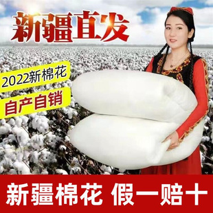 新疆棉被棉花被子冬被棉纯春秋被芯棉絮床垫被褥子单人学生棉胎