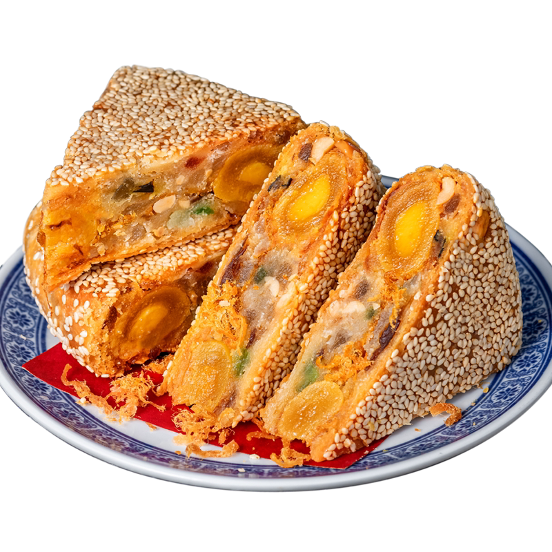 温州特产桥墩镇手工现做大月饼