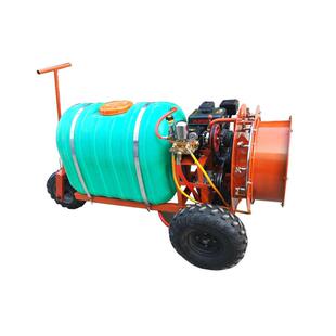 直销田间360度环绕自走式 风送打药机手推电动喷雾器400L果园菜地