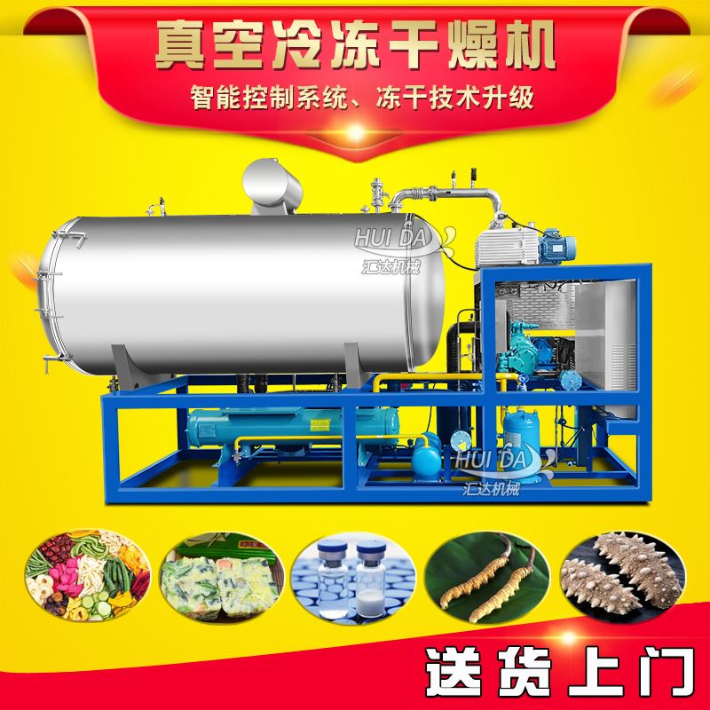 全自动山楂冻干设备 枸杞草莓真空冻干机 商用糖葫芦冻干设备