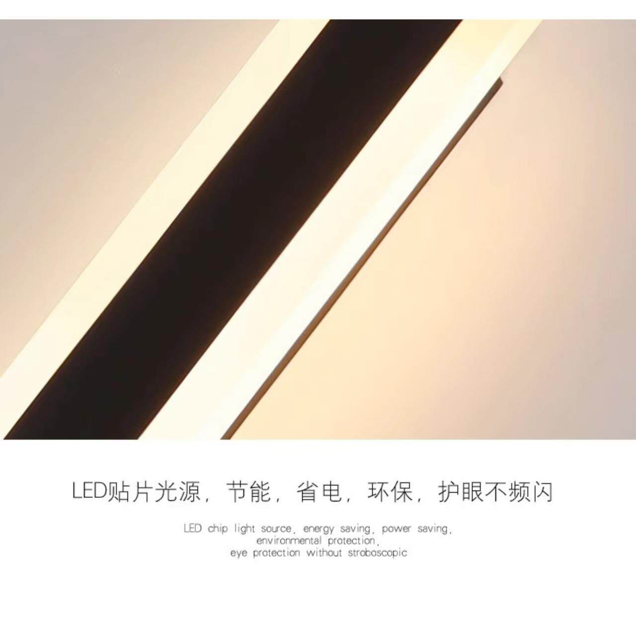 户外防水简约LED长条壁灯工程洗墙灯装饰背景墙灯别墅大门庭院灯