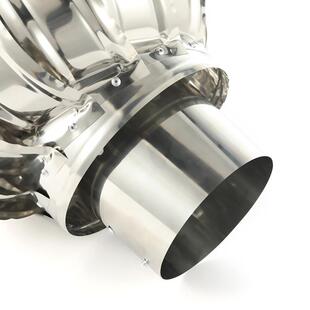 新款无动力风帽屋顶通风器不锈钢风球厂房车间养殖场排烟道换气帽