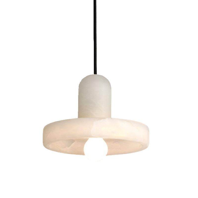 北欧轻奢简约创意设计师云石主卧室床头小吊灯吧台玄关吊线灯,家装灯饰光源,智能吊灯,淘宝优惠券,粉丝福利购,淘宝优惠卷