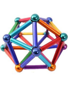 磁力棒巴克球36棒27球减压益智创意拼搭厂家直销巧连多功能解压