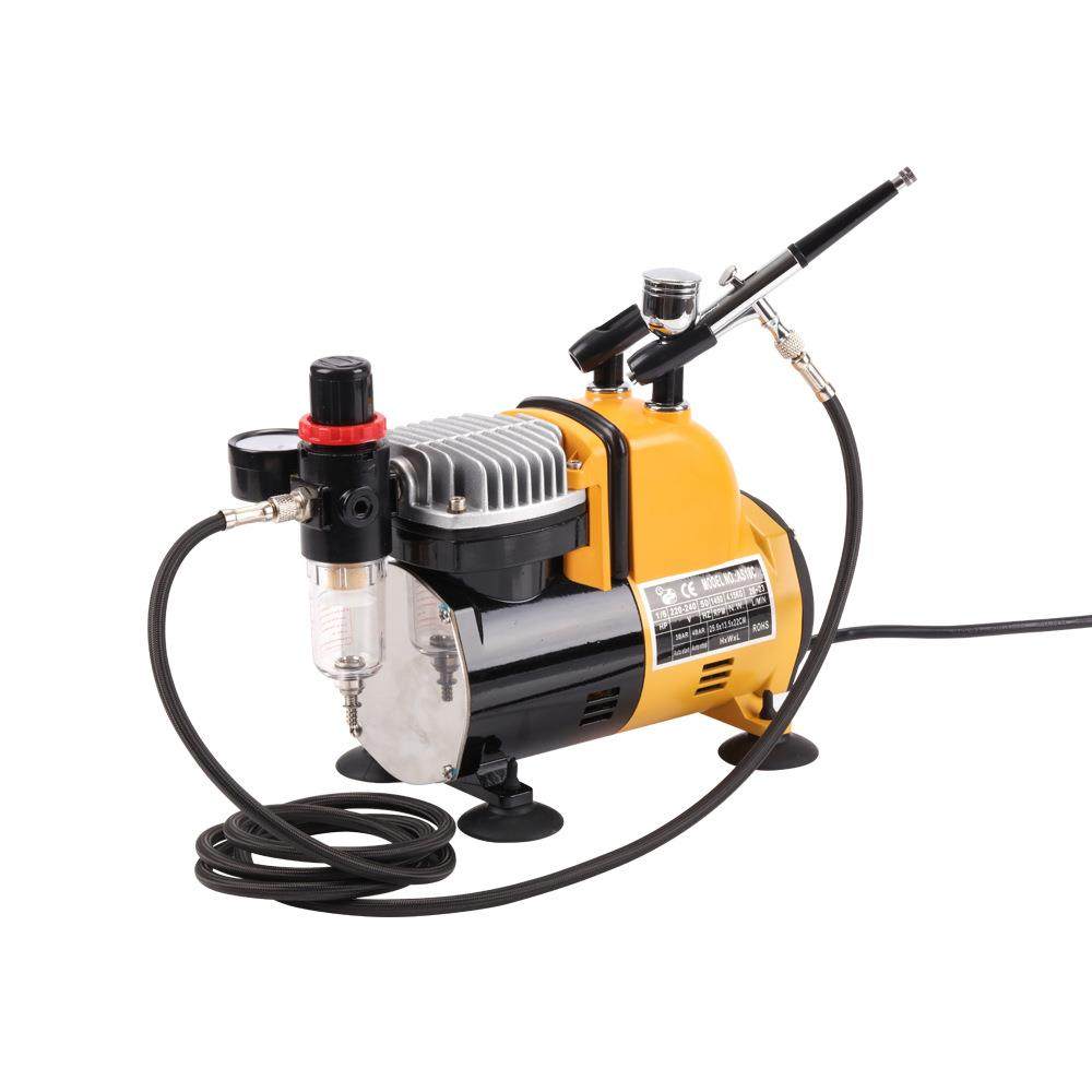 厂家空压机气泵静音型喷漆喷绘气泵小型空气压缩机