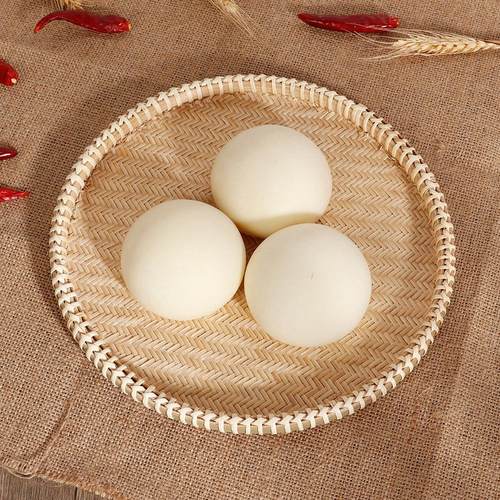 竹编制品篮子细孔无孔竹筛子圆簸箕家用馒头筐蒸盘晾晒托盘竹盘筐