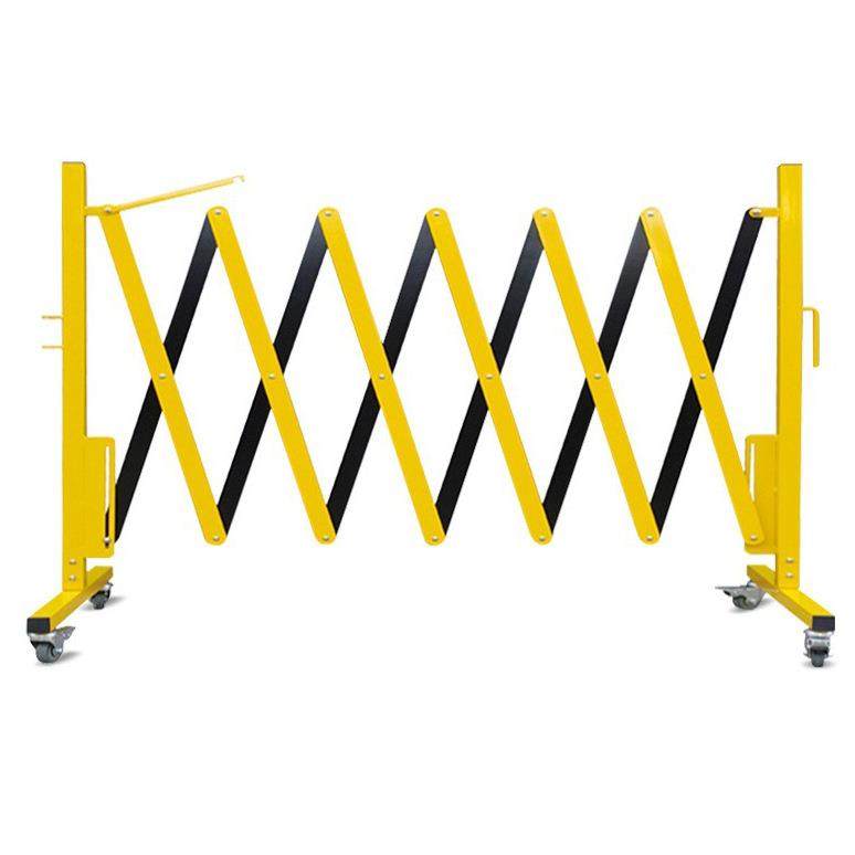 可调节移动护栏伸缩围栏便携式移动安全防护护栏室外临时隔离栏