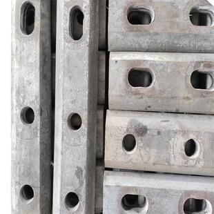 矿用道夹板铁路连接夹板22kg轻型钢轨连接板P50轨道绝缘鱼尾板