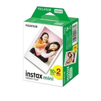 富士拍立得相纸白边100张mini7/8/9/11/12/40/90胶卷迷你三寸通用