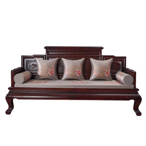 中式海绵坐垫椅子坐垫实木沙发垫坐垫工货沙发套罩罗汉床垫子