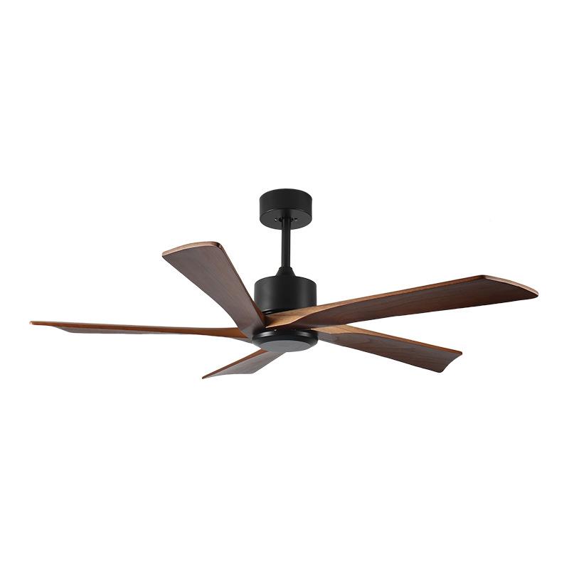 无灯实木复古客厅家ITA风扇室灯北欧静音卧风变扇灯用频大风力吊