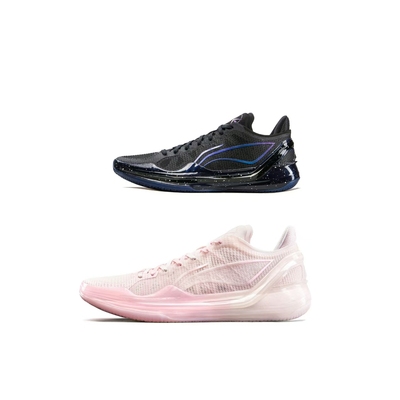 李宁利刃4V2 篮球鞋低帮2024新款男女实战耐磨全能䨻专业运动鞋