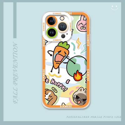 趣味暹罗厘普比格多栋手机壳适用于vivoNEXS小米15苹果16OPPOA92s