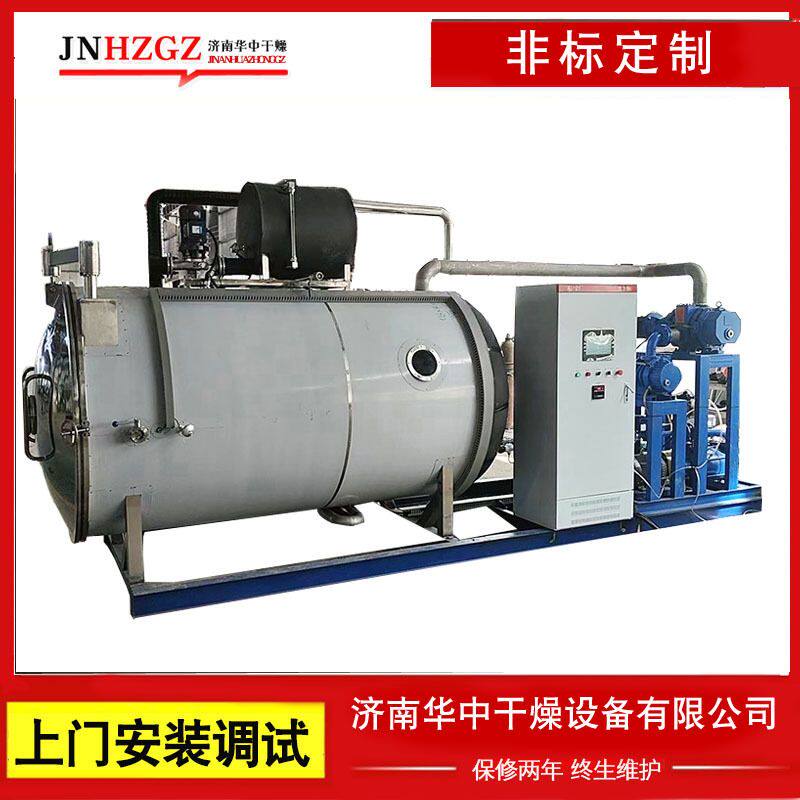 华中干燥蔬菜水果低温冻干机 宠物粮冻干机三文鱼真空冷冻干燥机