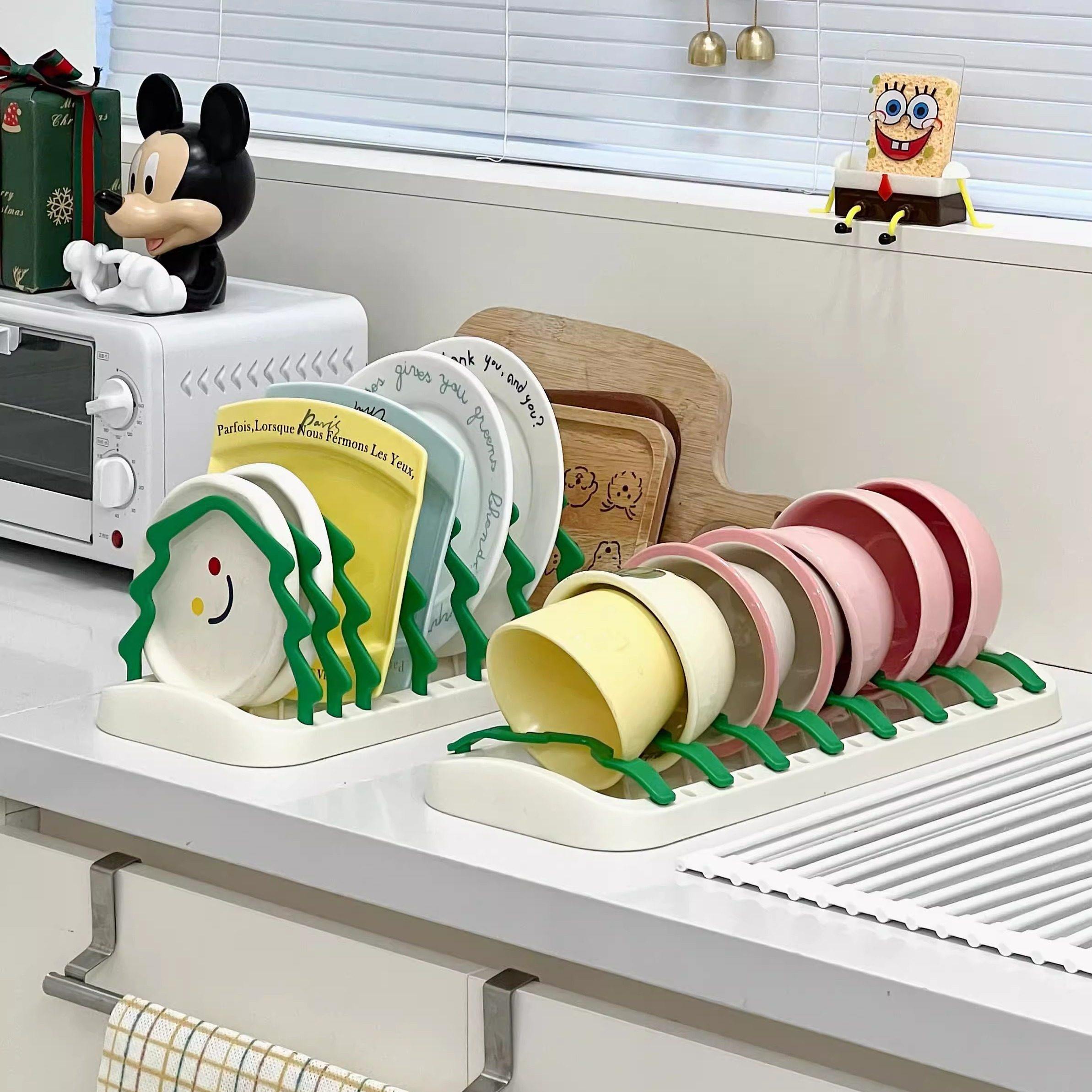 碗碟收纳架沥水碗架置物架盘子收纳架托家用厨房分类陈列展示架,厨房/烹饪用具,碗架,淘宝优惠券,粉丝福利购,淘宝优惠卷