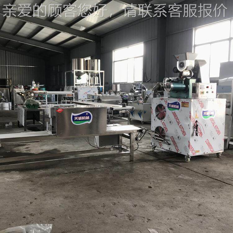 现场教全自动玉机米面条学 安徽淮北吃小烫TCY-30 T面机