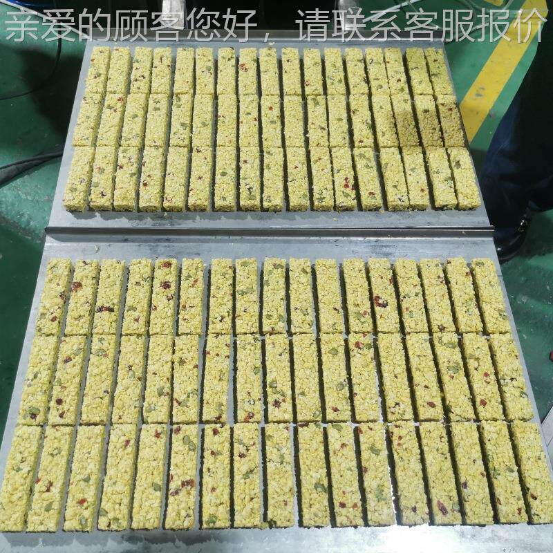 麦盘PLC制自动摆燕棒成型机燕麦酥压控块机YJC全自动燕麦棒机器