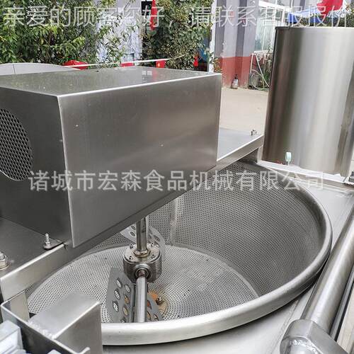 全自盐酥鸡电热油流炸机猫耳朵油炸锅青豆动清PQD洗漂烫油炸加水