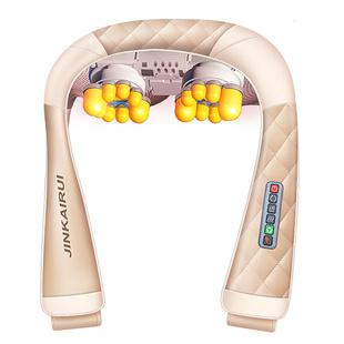 高档肩颈按摩器仪颈部腰部肩部家用揉捏肩膀颈肩脖子电动颈椎加热
