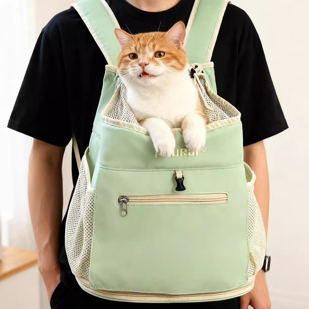 小型犬宠物防挣脱遛狗猫包PUUROF图片