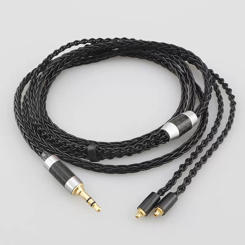 HIFI耳机升级线MMCX Mini卡侬 双3.5 平衡单端耳机线 HD650 HD800