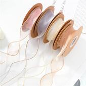 饰缎带礼品蝴蝶结月饼包装 装 盒纱带 旦节礼物包装 金边鱼尾纱丝带元