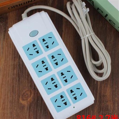 新国标带线排插 家用 办公双排 多功能移动插座大功率3米/5米