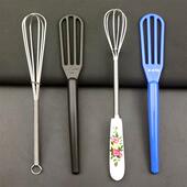 包邮 焗油膏搅拌器 染膏搅拌棒 美发搅拌器搅匙不锈钢迷你手动器