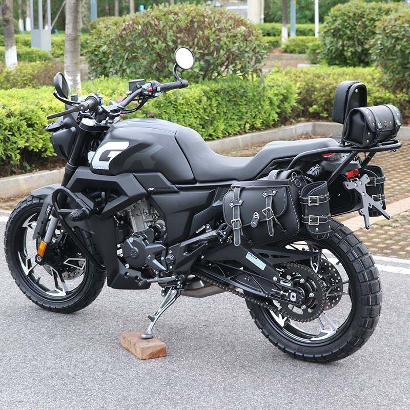 启典kd150-gk后货架gk150尾架改装边包侧包复古帆布车头尾包靠背