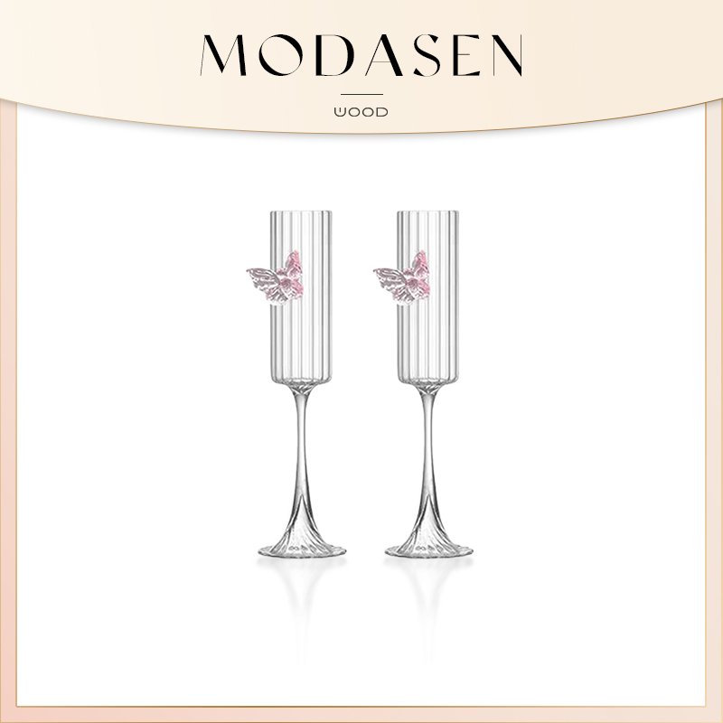 MODASEN欧式高颜值玻璃香槟杯