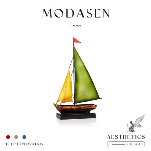 MODASEN一帆风船模型装饰摆设