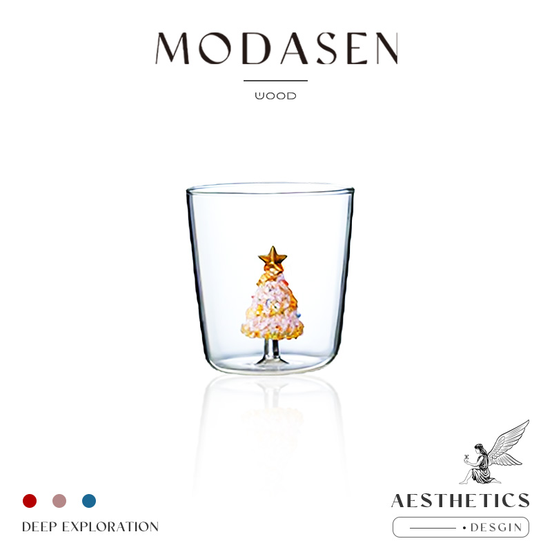 MODASEN高颜值圣诞树玻璃杯