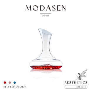 MODASEN丨斜口 DEUO高档斜口玻璃葡萄酒醒酒器家用红酒洋酒分酒壶