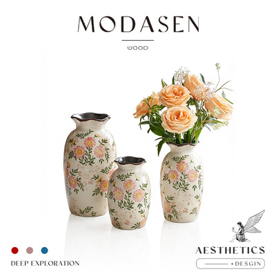MODASEN法式碎花花瓶水养插花器