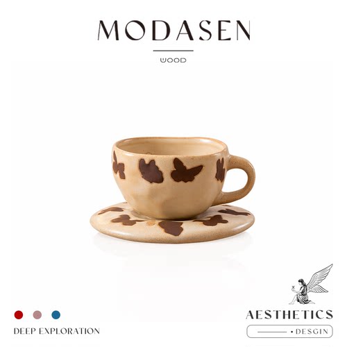 MODASENHRIR陶瓷侘寂拿铁杯