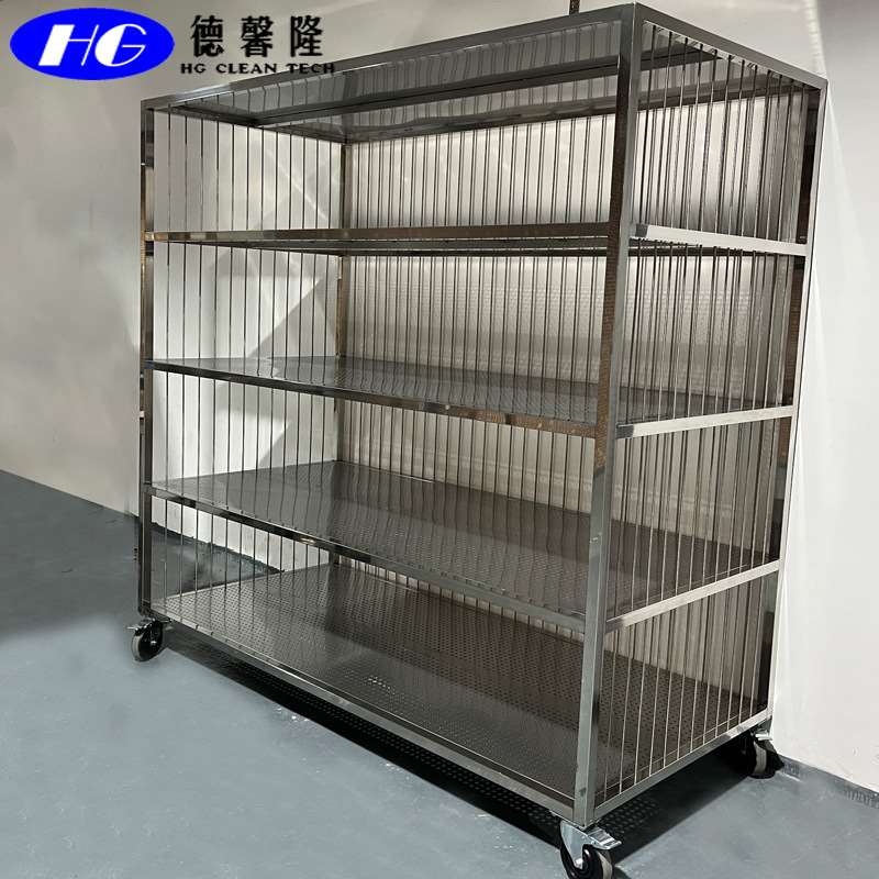 SUS304不锈钢货架 储物架 钢制四层仓储货架 原厂现货