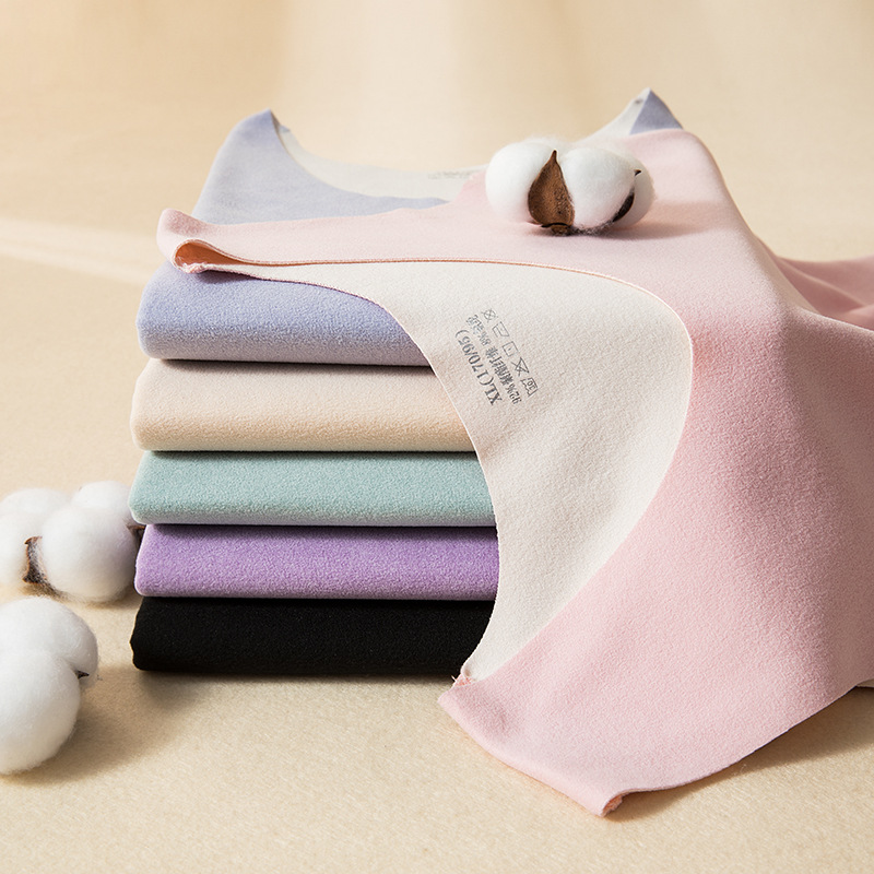 双色双面绒无痕男女保暖背心随形裁剪马甲加磨毛打底内衣