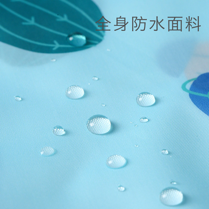儿童画画罩衣防水防脏宝宝吃饭衣绘画小围裙长袖美术用幼儿园春夏