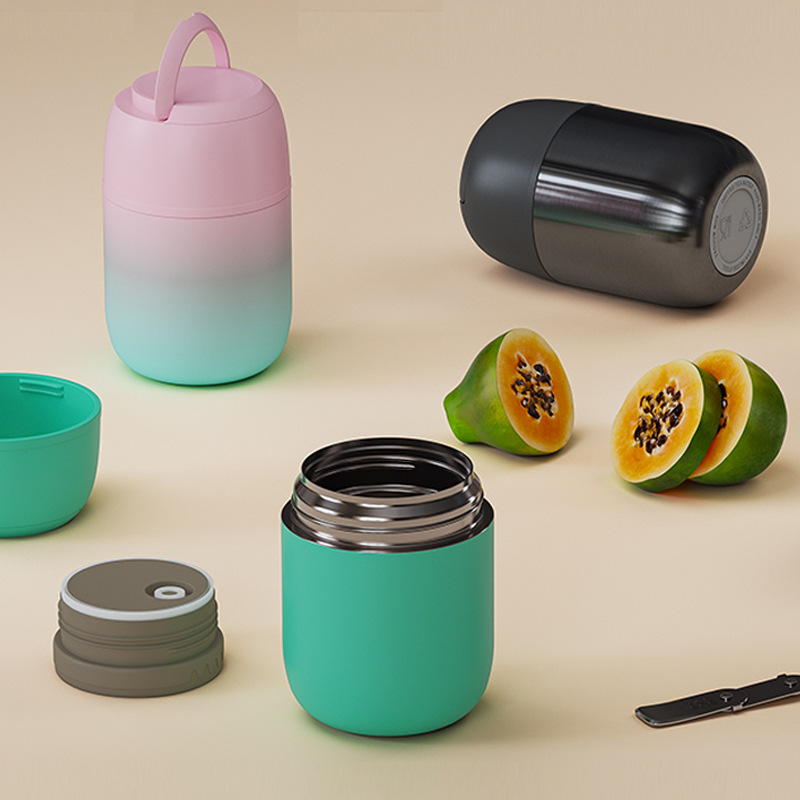 爆品手提大容量316不锈钢焖烧壶式饭盒保温汤壶闷烧杯罐