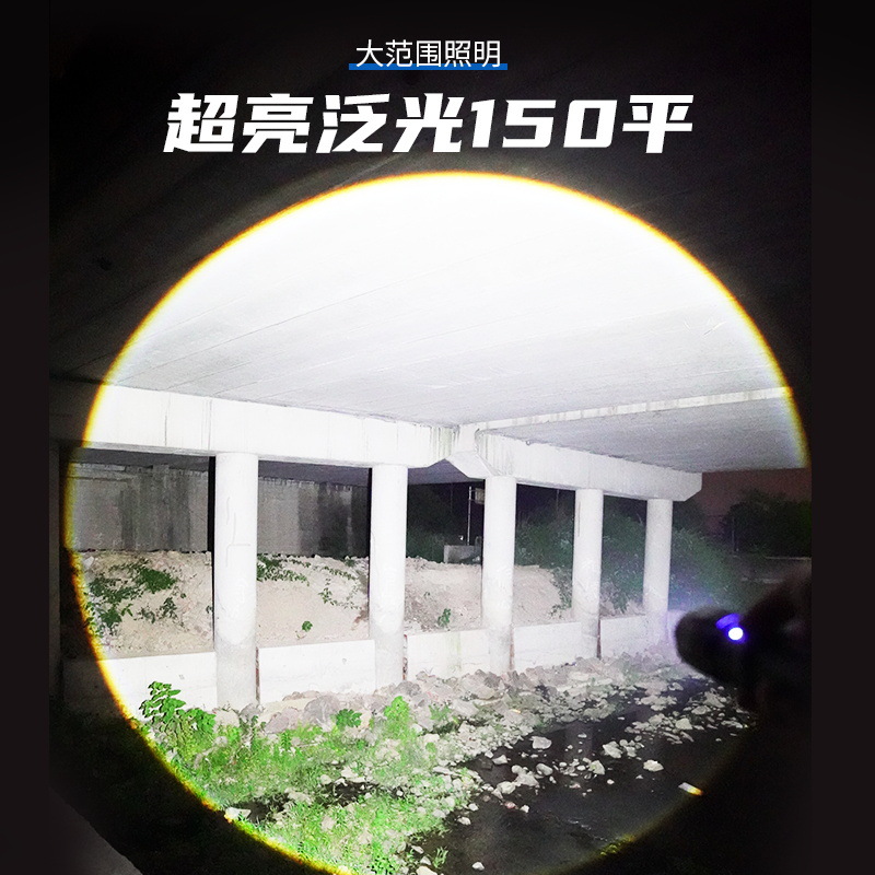 手电筒强光充电式户外远射家用超长续航亮小型K58热销榜专业