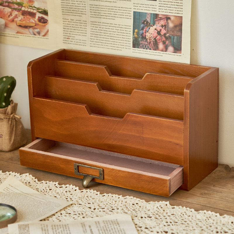 日式桌面摆件办公收纳面膜文件文具整理架卡片资料绘本A4纸置物架,家居饰品,桌面摆件,淘宝优惠券,粉丝福利购,淘宝优惠卷