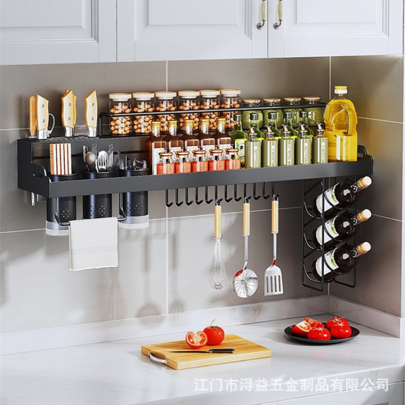热销多功能壁挂式调料架筷子抹布架刀架免打孔厨房收纳置物架,厨房/烹饪用具,抹布架/厨房清洁收纳架,淘宝优惠券,粉丝福利购,淘宝优惠卷