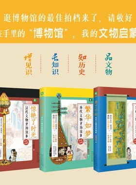 唐代+宋代+汉代文物里的故事套装全3册 金陵小岱王征彬 官方正版书籍 赠朝代大拉页3张 青少年儿童文物启蒙是历史普及艺术鉴赏理论