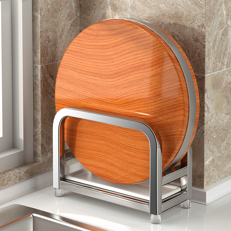 不锈钢刀架置物架家用厨房多功能砧板菜板案板刀具一体收纳放置架